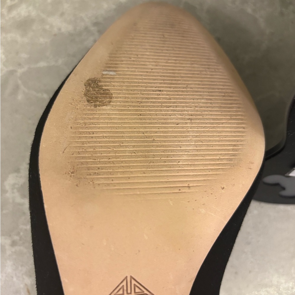 Antonio Melani 2 1/2 inch black suede heels. - Picture 9 of 10